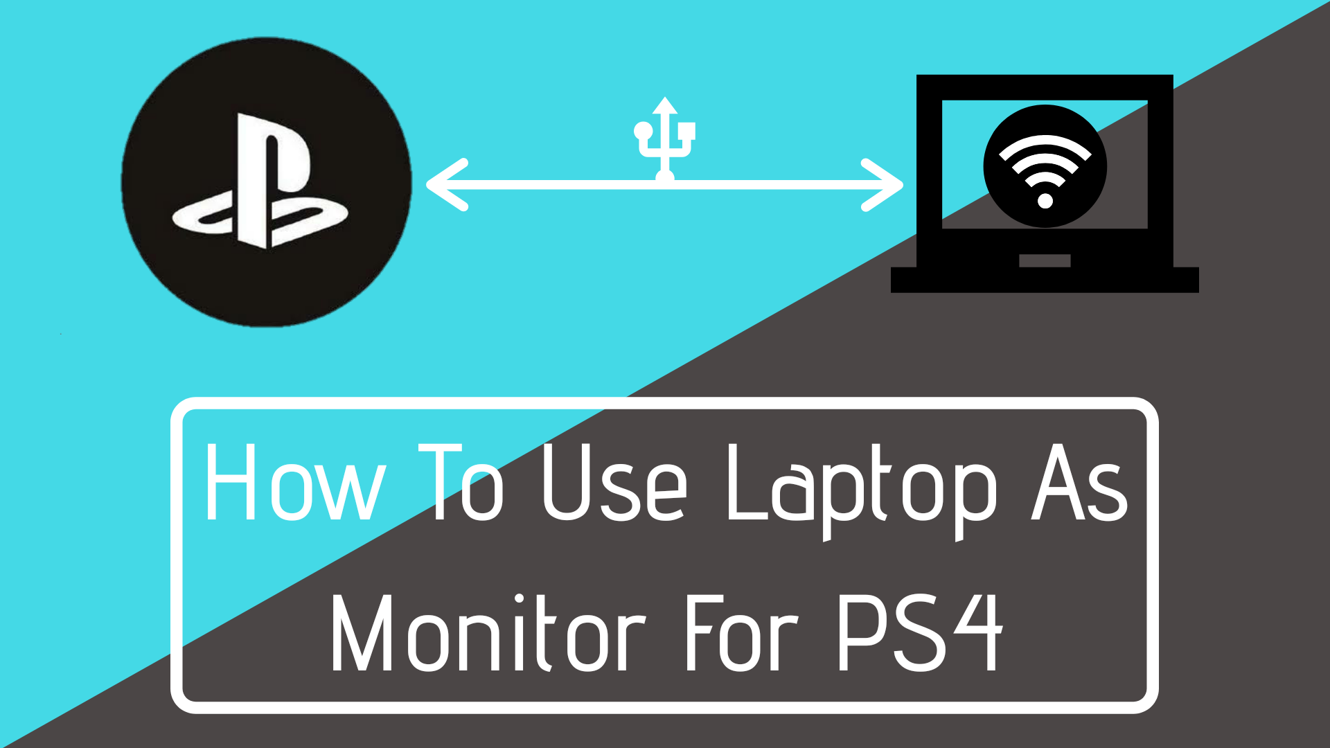 can i use a laptop screen for my ps4