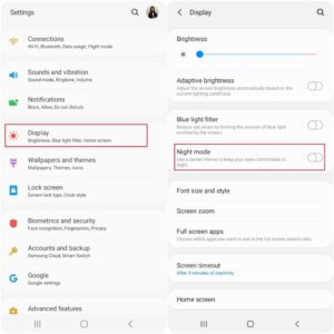 samsung a71 camera settings