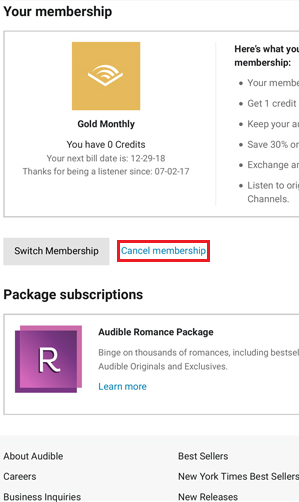 How To Cancel Audible Subscription In 2 Minutes