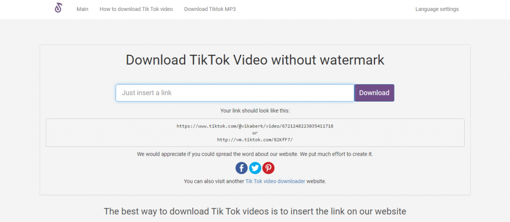 Download TikTok Videos Without Watermark HD - SSSTikTok