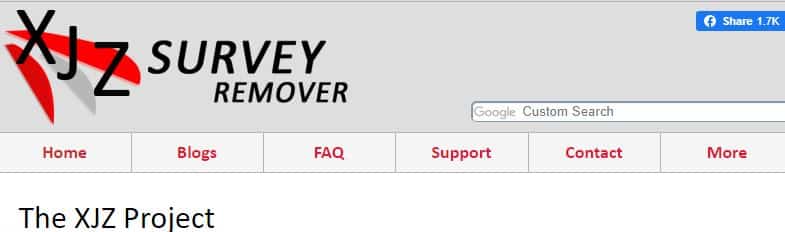 xjz survey remover extension download