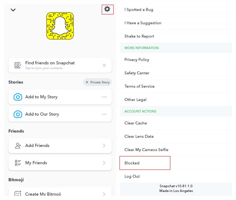how to unblock people on snapchat