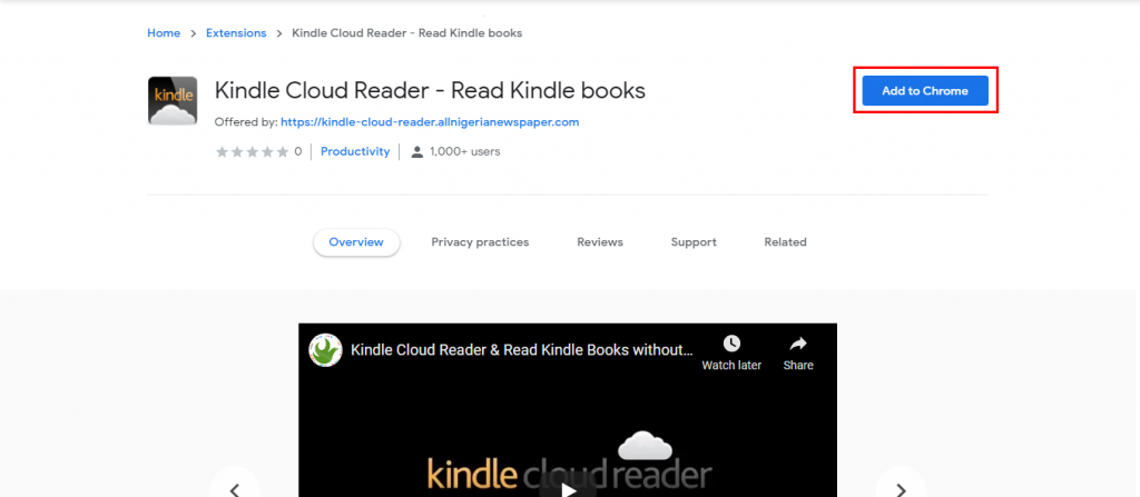 Kindle Cloud Reader