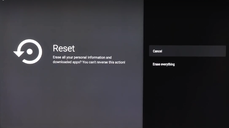 Reset New Hisense Smart TV