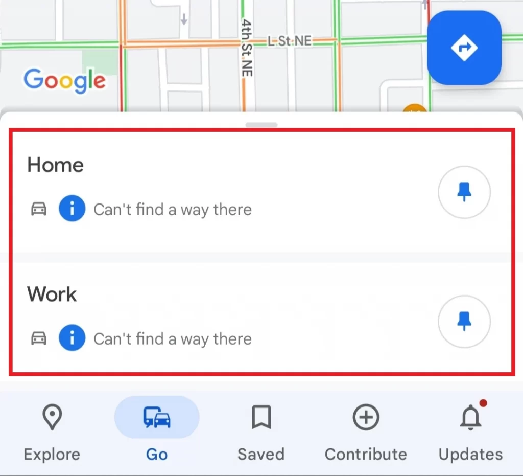 Check Traffic To Home And Work On Google Maps