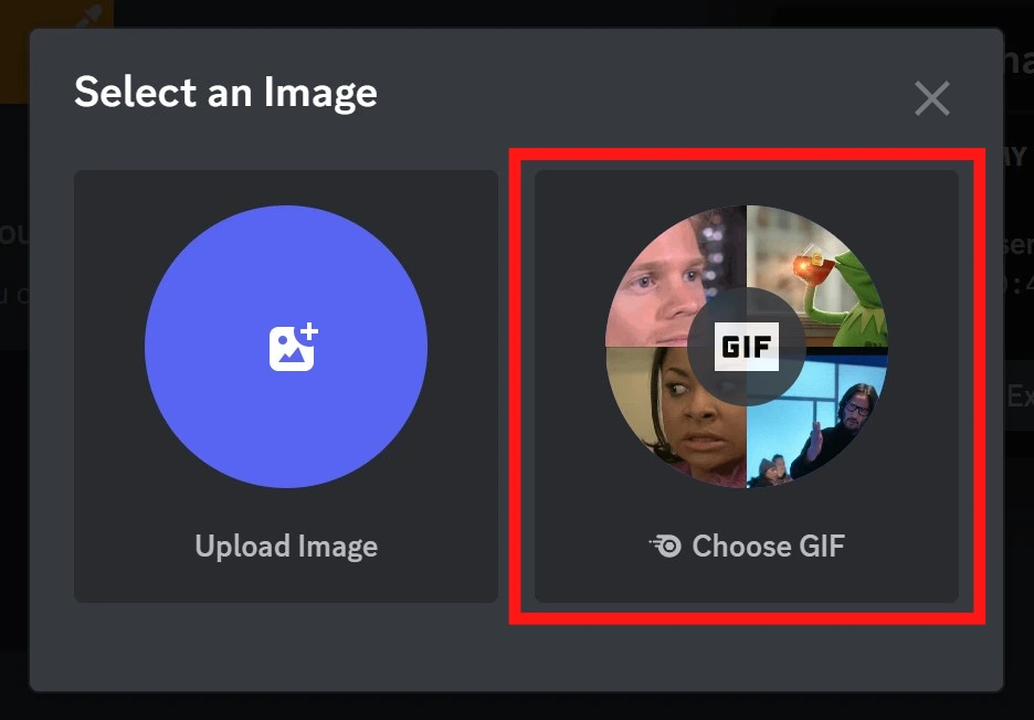 Choose A GIF For Discord PFP