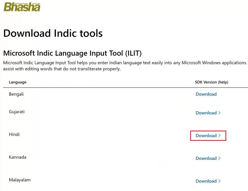 Download-Microsoft-Language-Input-Tool-ILIT-Hindi